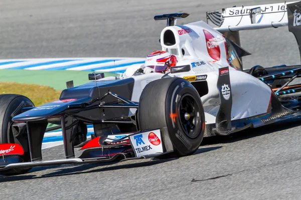 Equipe Sauber F1, Kamui Kobayashi — Fotografia de Stock