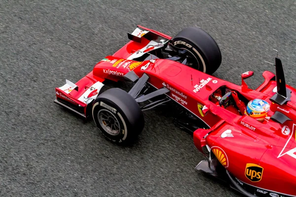 Equipo Scuderia Ferrari F1, Fernando Alonso —  Fotos de Stock