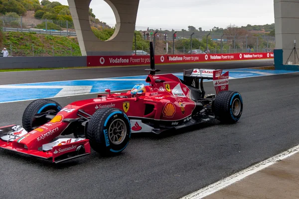 Team Scuderia Ferrari F1, Fernando Alonso, — Stock Photo, Image