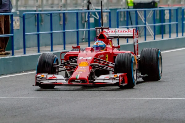 Equipo Scuderia Ferrari F1, Fernando Alonso — Foto de Stock