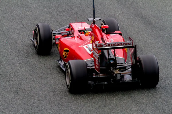 Ernando Alonso de Scuderia Ferrari F1 — Foto de Stock