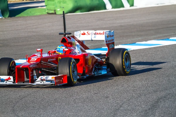 Fernando Alonso ze Scuderia Ferrari F1 — Stock fotografie