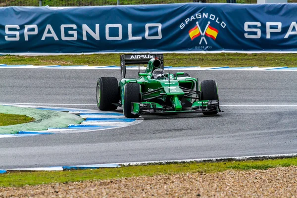 Tým Caterham F1, Kamuj Kobajaši — Stock fotografie