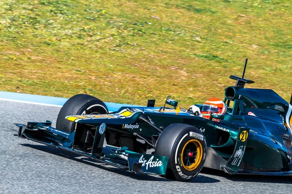 Jarno trulli, takım catherham f1 — Stok fotoğraf