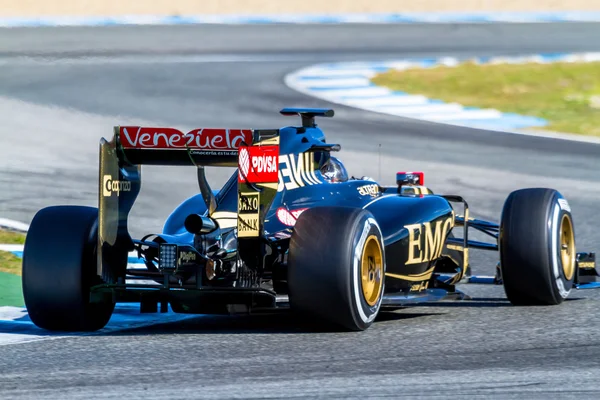 Lotus F1 takımı, Romain Grosjean — Stok fotoğraf