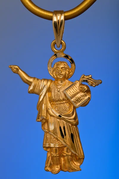 A Precious gold pendant — Stok fotoğraf