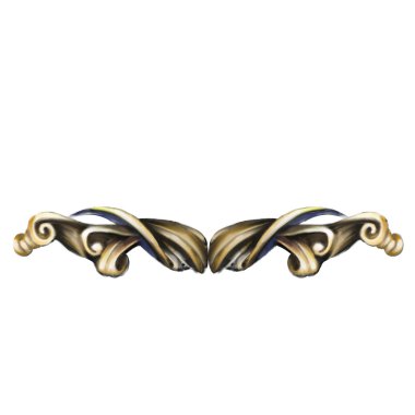 Dekorasyon düzeni, çerçeve için klasik tarzda dekoratif ögeler