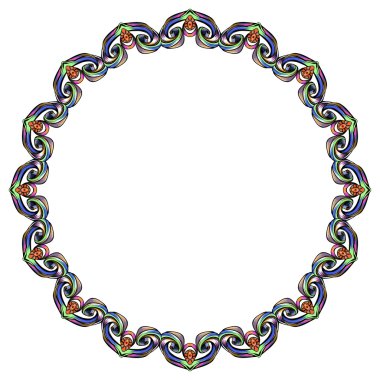 Dekorasyon düzeni, çerçeve için klasik tarzda dekoratif ögeler