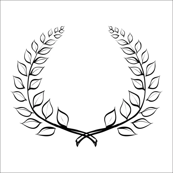 Laurel wreath award winner vector — Stock Vector