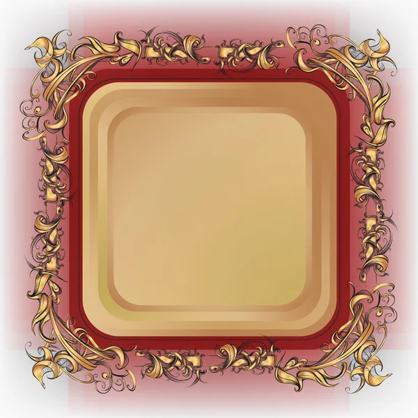 Éléments décoratifs dans le style vintage pour la mise en page de décoration, cadre — Image vectorielle