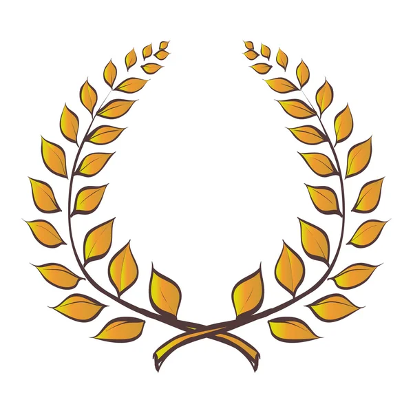 Laurel wreath award winner vector — Stock Vector