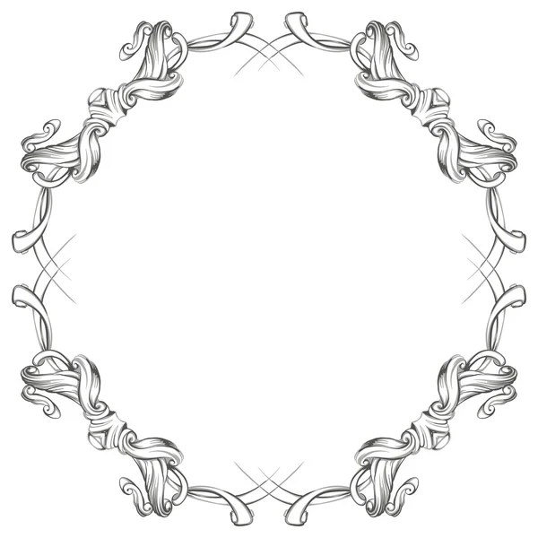 老式装饰元素,用于装饰布局,框架 — 图库矢量图片