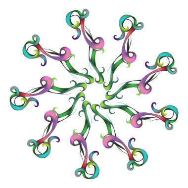 Çizim el vintage çerçeve Barok öğeleri reklam v