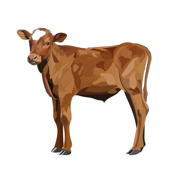 Vector de vaca leche — Vector de stock