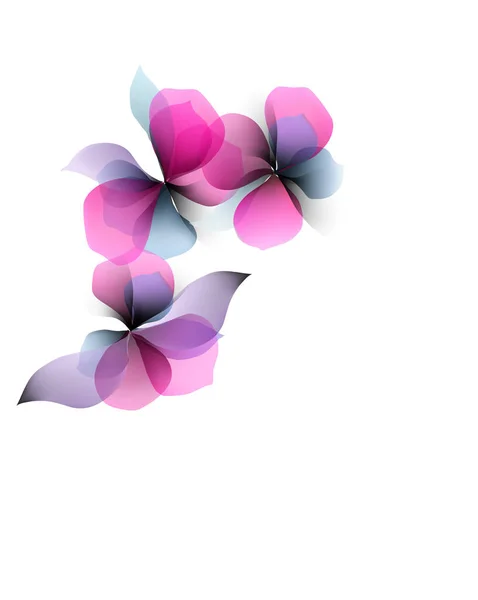 Akvarelové Květiny Šablona Rám Dálniční Pozvánka Ilustrace — Stockový vektor