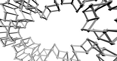 Geometrik şekilli soyut arkaplan