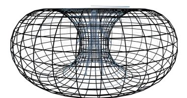 geniş çerçeve ağ 3d görüntüleme beyaz arkaplan üzerinde izole