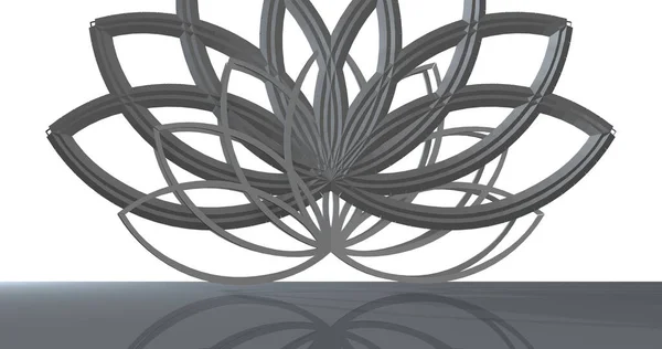 Lotus Flower Rendering — ストック写真