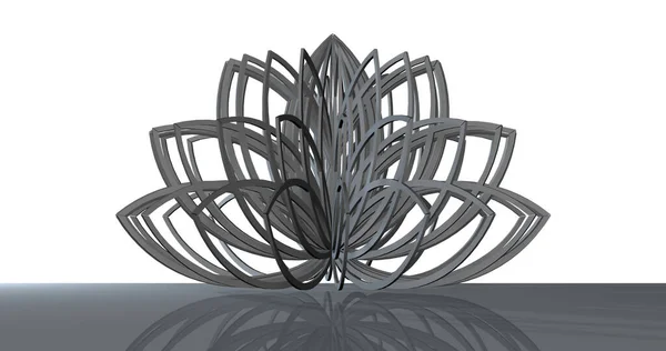 Lotus Flower Rendering — ストック写真