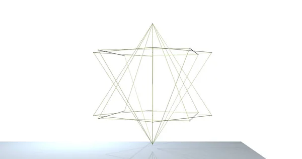Abstrakt Polygonal Form Render — Stockfoto