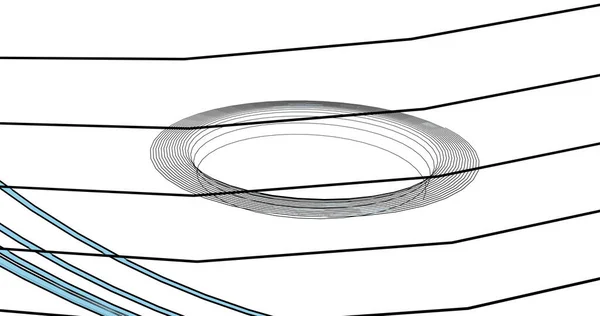 Elvont Háttér Körkörös Mintával — Stock Fotó