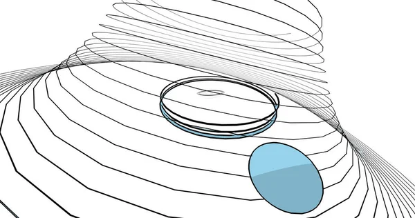 Elvont Háttér Körkörös Mintával — Stock Fotó
