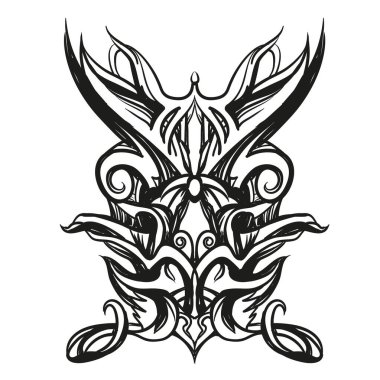 Suluboya çiçekleri şablon çerçeve vignette davet illüstrasyonu