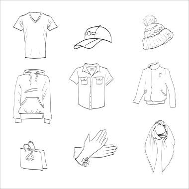 Shirts Caps branding vector