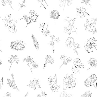Texture floral vector