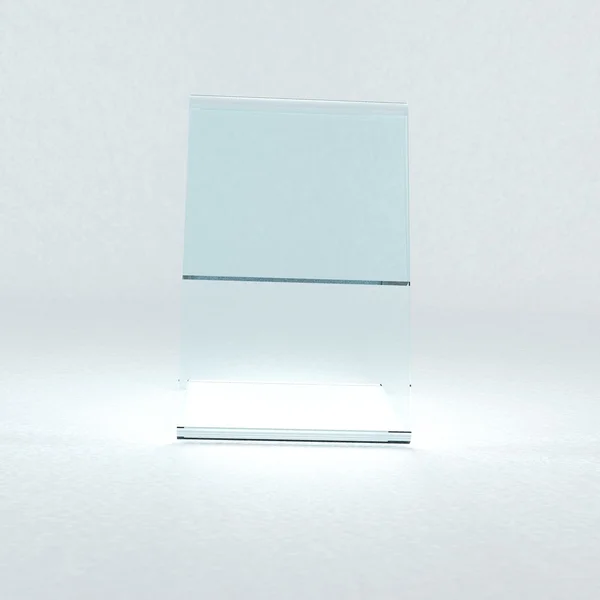 Olaylar izole saydam nesneyle için akrilik kart tutucu