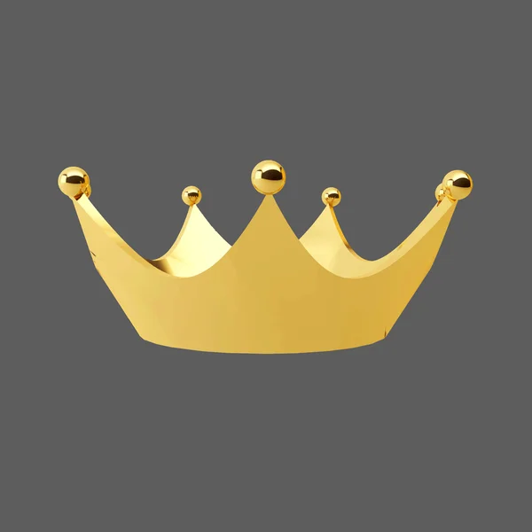 Goldene Krone Preisvektor — Stockvektor