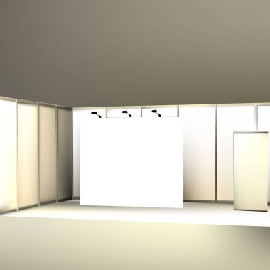 Sergi standı, sergi dairesi, 3 boyutlu görüntüleme sergi ekipmanı, sanat