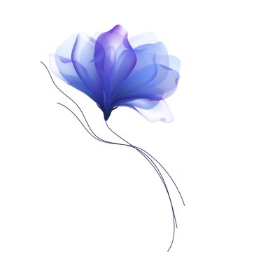 Suluboya çiçekleri davetiye illüstrasyon vektörünü gösterir. Vektör illüstrasyonu