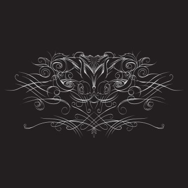 el vintage çerçeve Barok öğeleri reklam için vintage tarzı çizim, metin için logo çerçeve süsleme, vektör