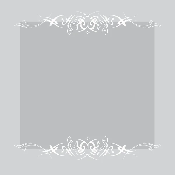 Drawing hand vintage frame baroque elements for advertising in vintage style, vector ornament, to frame the logo for text — Stock Vector