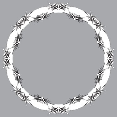 el vintage çerçeve Barok öğeleri reklam için vintage tarzı çizim, metin için logo çerçeve süsleme, vektör