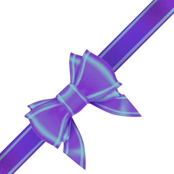 Bow ribbon gift vector — Stock Vector