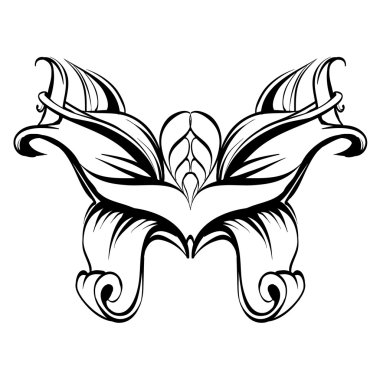 çerçeve oval vintage Barok çiçekler