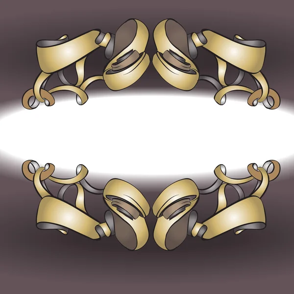 Decorative elements vector illustration hands — Διανυσματικό Αρχείο