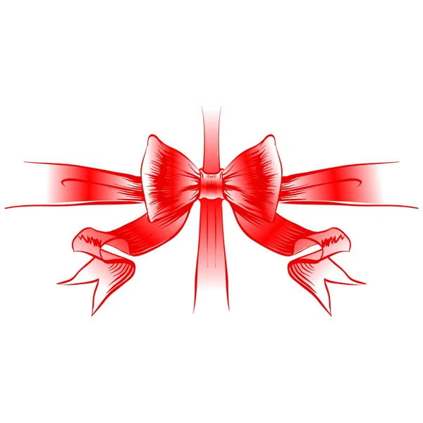 Bow ribbon gift vector, Pattern texture background for design vector, sketch, drawing hands, pen and ink — 图库矢量图片