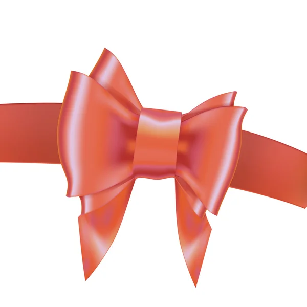 Bow lint cadeau-vector — Stockvector