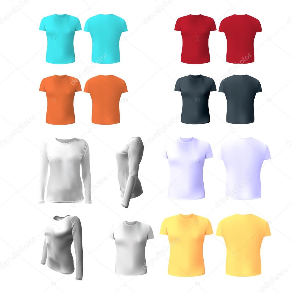White women's T-shirt to advertise, sweatshirt, white, isolated, jacket with a zip to the application of the logo, 3d vector illustration