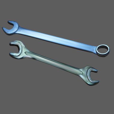 İngiliz anahtarı vektör yalıtılmış nesne üzerinde beyaz bir arka plan