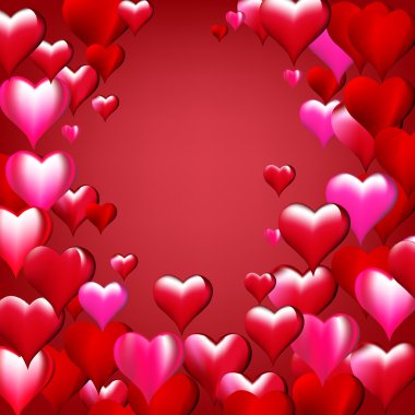 Kalpler vektör suluboya çizim sorunsuz doku