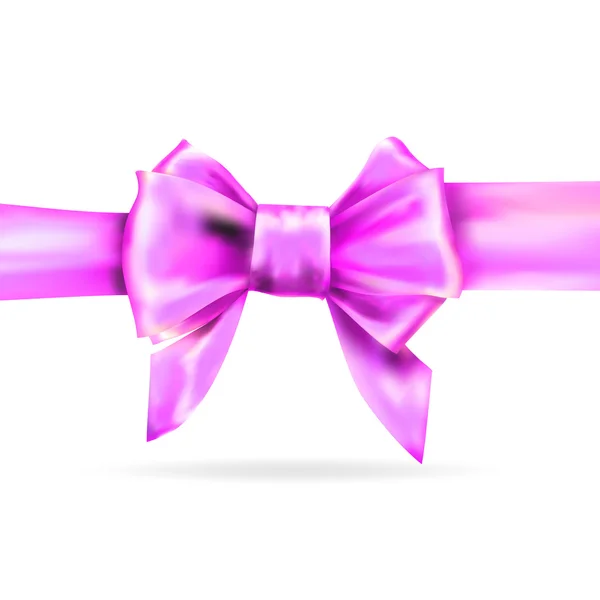 Bow ribbon gift vector — Stock Vector
