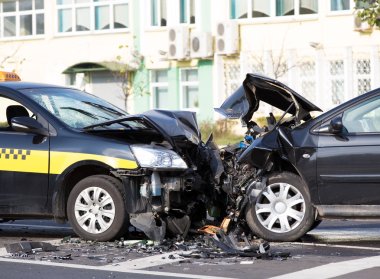 Cars accident clipart