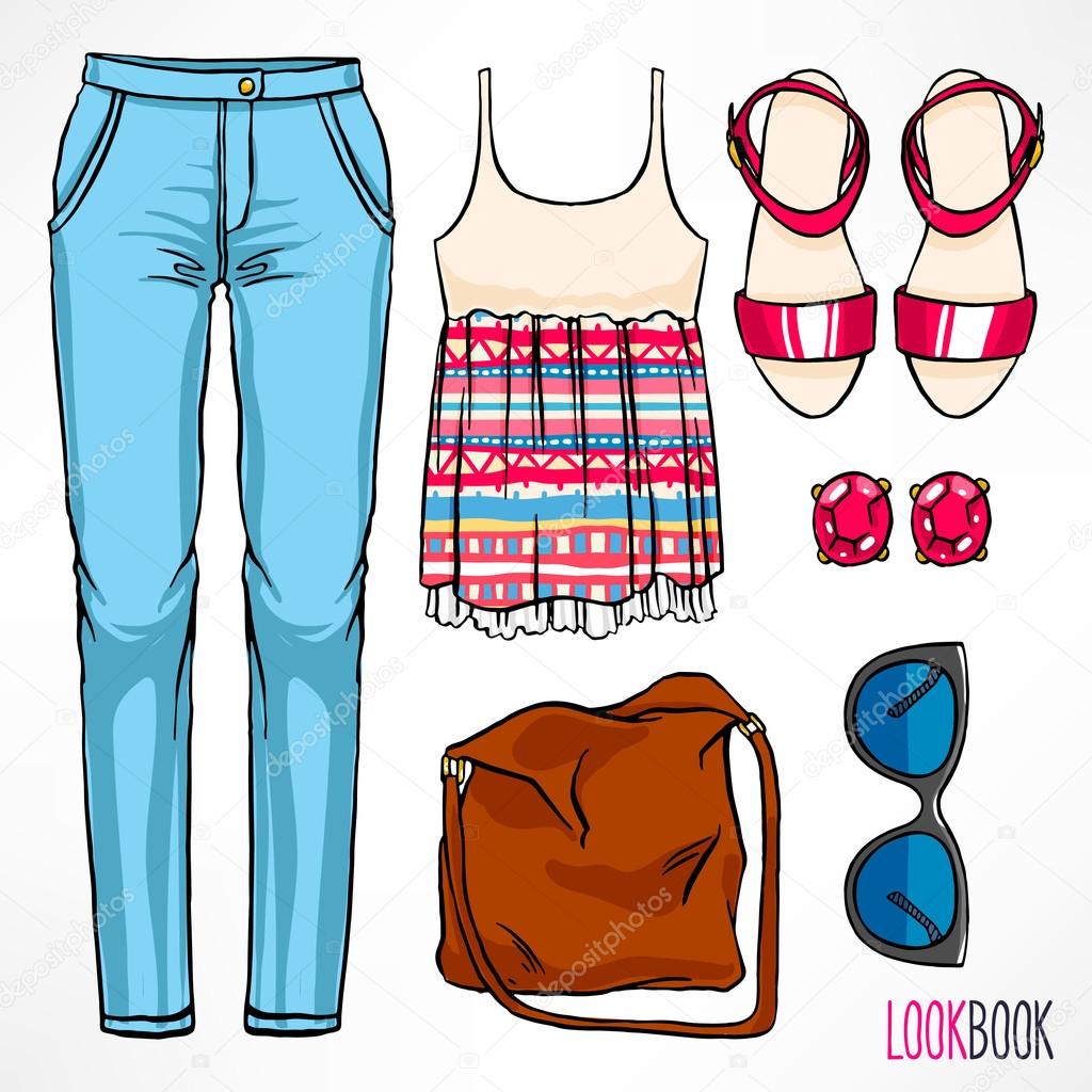 cute drawing outfits