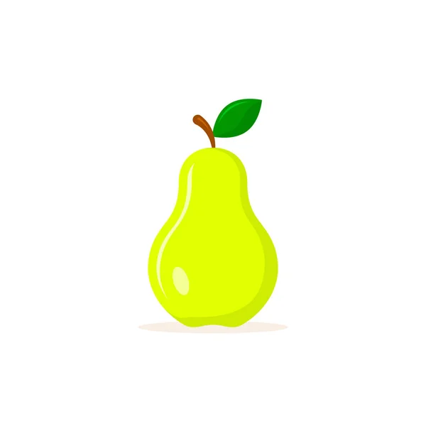 Pear Icon Symbol Vector Flat Design Isolated Simple Illustration — Stock Vector