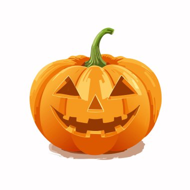 Cadılar Bayramı partisi ve mevsimlik dekorasyon için parlak balkabağı Jack o fener tasarımı.