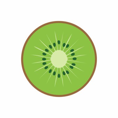 Yeşil kivi meyve kesiti doğal tazelik ve zengin vitamin dolu görünüm sergiliyor